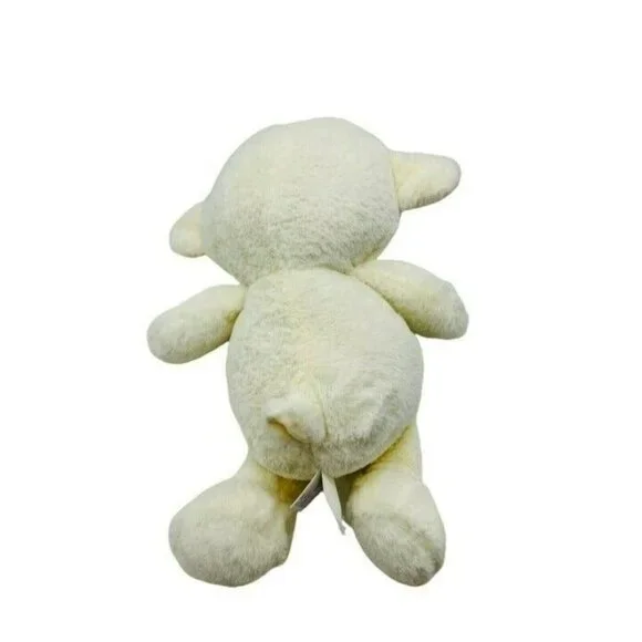 Kellytoy White Lamb Rattle Plush Crinkle Ears Cream Stuffed Animal Easter 11” - Picture 6 of 10
